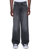 Mens Maxx Villian Grey Baggy Denim Jeans - Grey