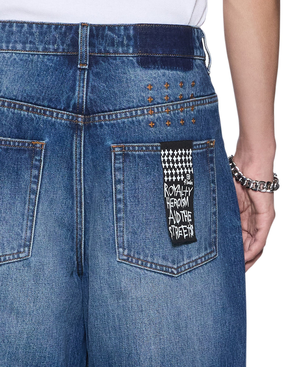 Mens Maxx Vintage Blue Baggy Denim Jeans - Denim