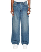 Mens Maxx Mids Baggy Denim Jeans - Denim