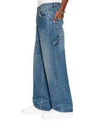 Mens Maxx Mids Baggy Denim Jeans - Denim