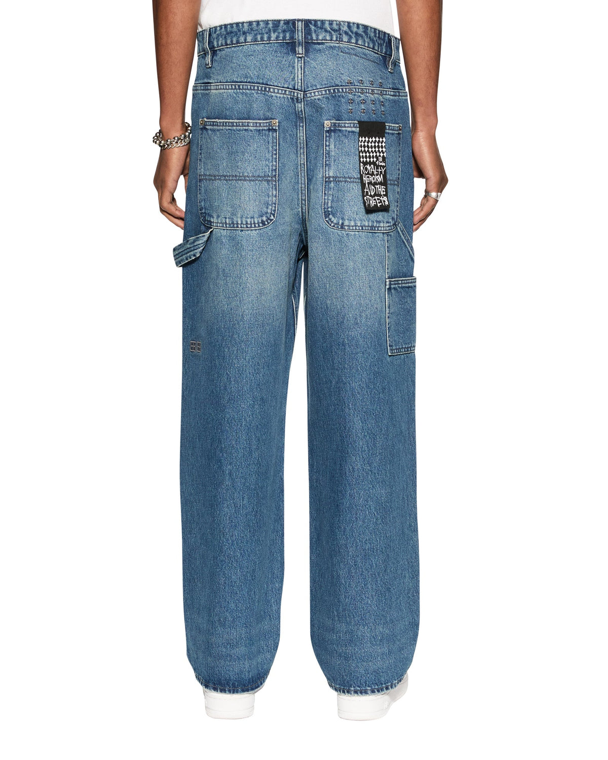 Mens Maxx Mids Baggy Denim Jeans - Denim