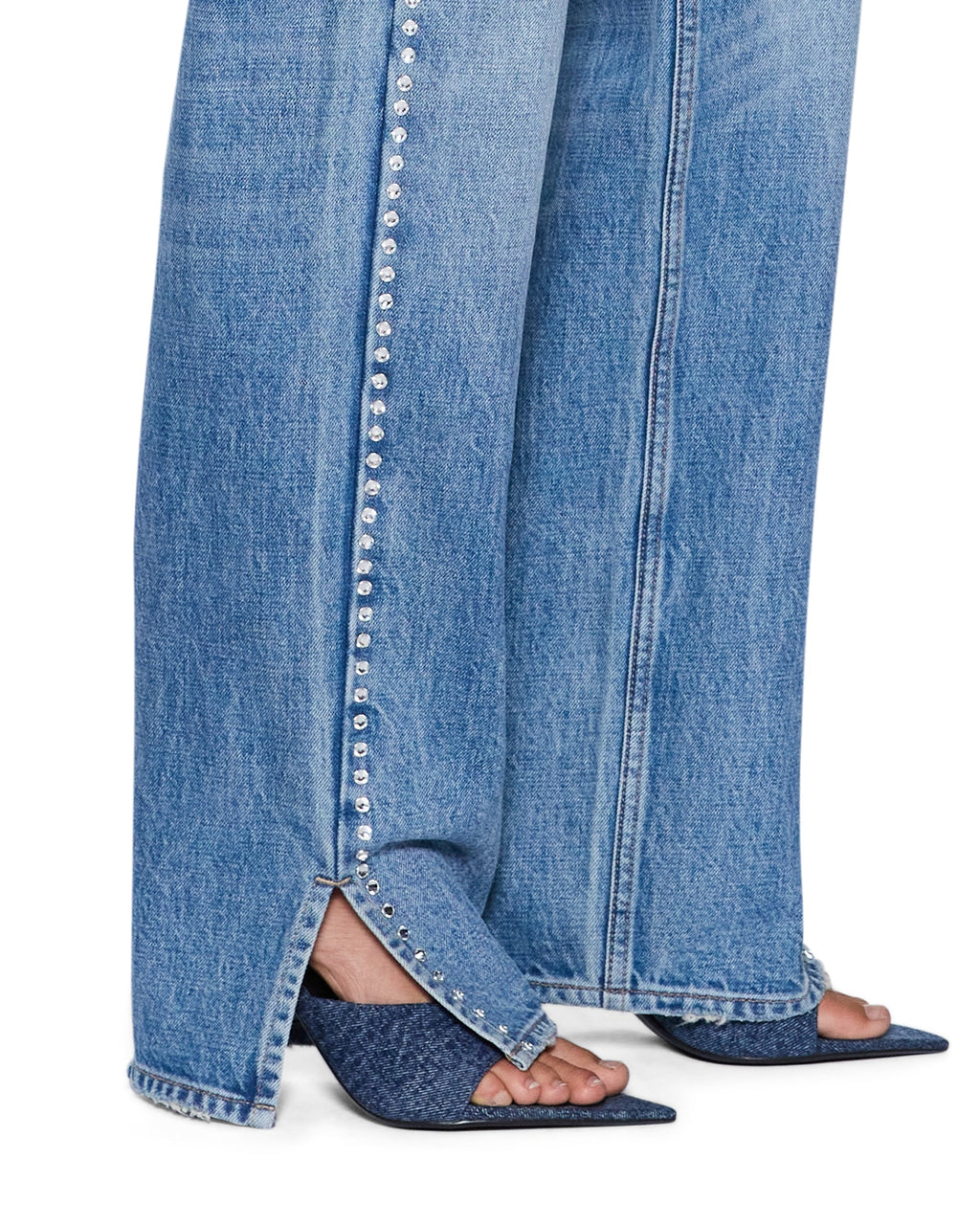 Womens Playback Jean 2.0 Maverik Krystal Straight Denim Jeans - Denim