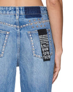 Womens Playback Jean 2.0 Maverik Krystal Straight Denim Jeans - Denim