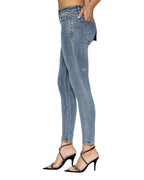 Womens Spray On True Vintage Skinny Denim Jeans - Denim