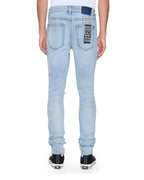 Mens Van Winkle Duke Blue Skinny Denim Jeans - Denim