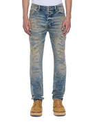 Mens Chitch Brooklyn Repair Slim Denim Jeans - Denim