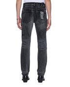 Mens Chitch Carbon Black Slim Denim Jeans - Black