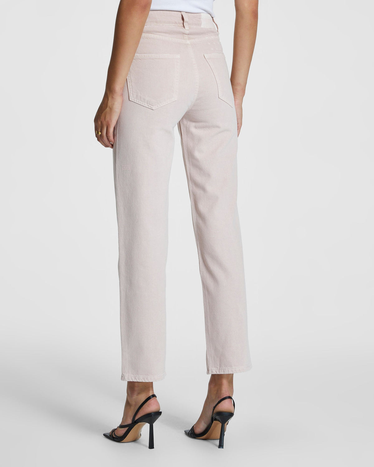 Womens Brooklyn Jean Blush Straight Denim Jeans - Pink