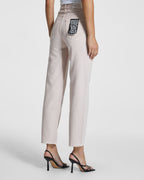 Womens Brooklyn Jean Blush Straight Denim Jeans - Pink