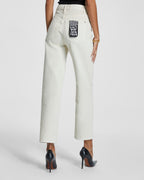 Womens Brooklyn Jean Mallow Straight Denim Jeans - Beige