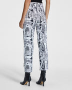 Womens Brooklyn Jean Pure Love B&w Straight Denim Jeans - Multi Colour