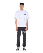 Mens Chitch Powder Grey Outfield Slim Denim Jeans - Grey