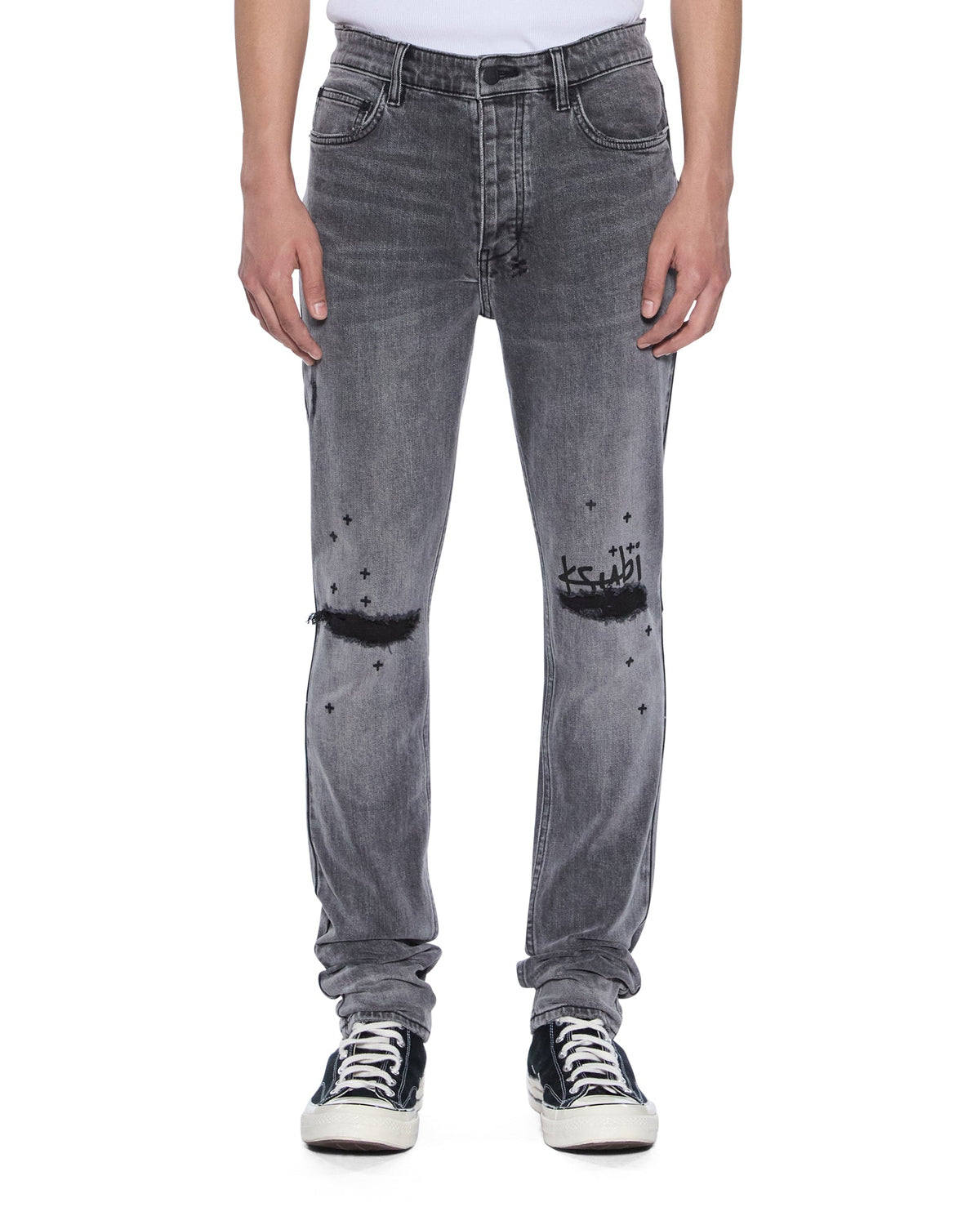 Mens Chitch Sinners 1999 Slim Denim Jeans - Black