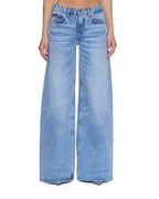 Womens Dropout Jean Mercer Blue Relaxed Denim Jeans - Denim