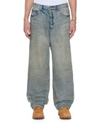 Mens Maxx Mechanik Baggy Denim Jeans - Denim