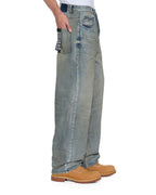 Mens Maxx Mechanik Baggy Denim Jeans - Denim