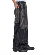 Mens Blackjack Maxx Pant Aged Black Relaxed Denim Jeans - Black