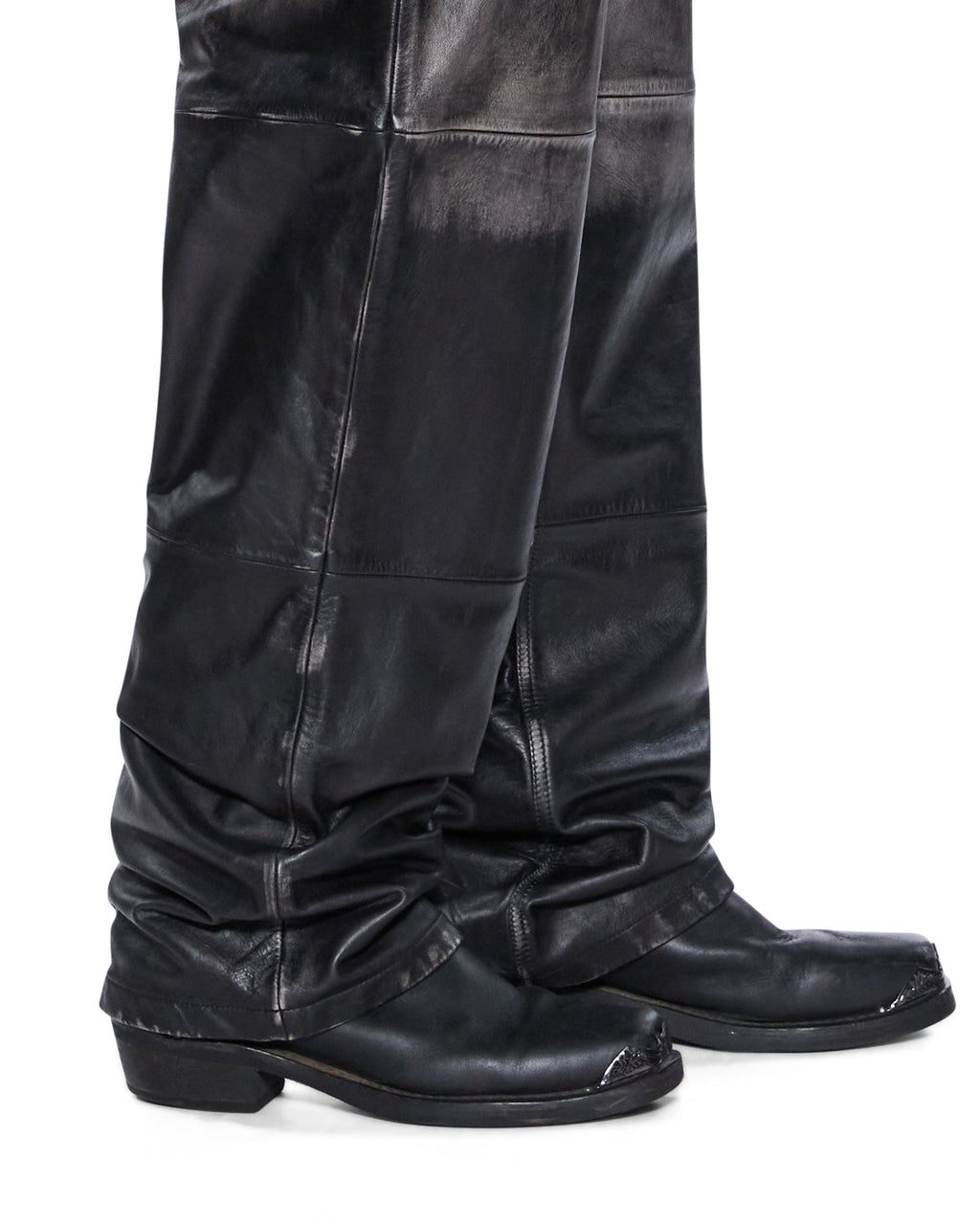 Mens Blackjack Maxx Pant Aged Black Relaxed Denim Jeans - Black