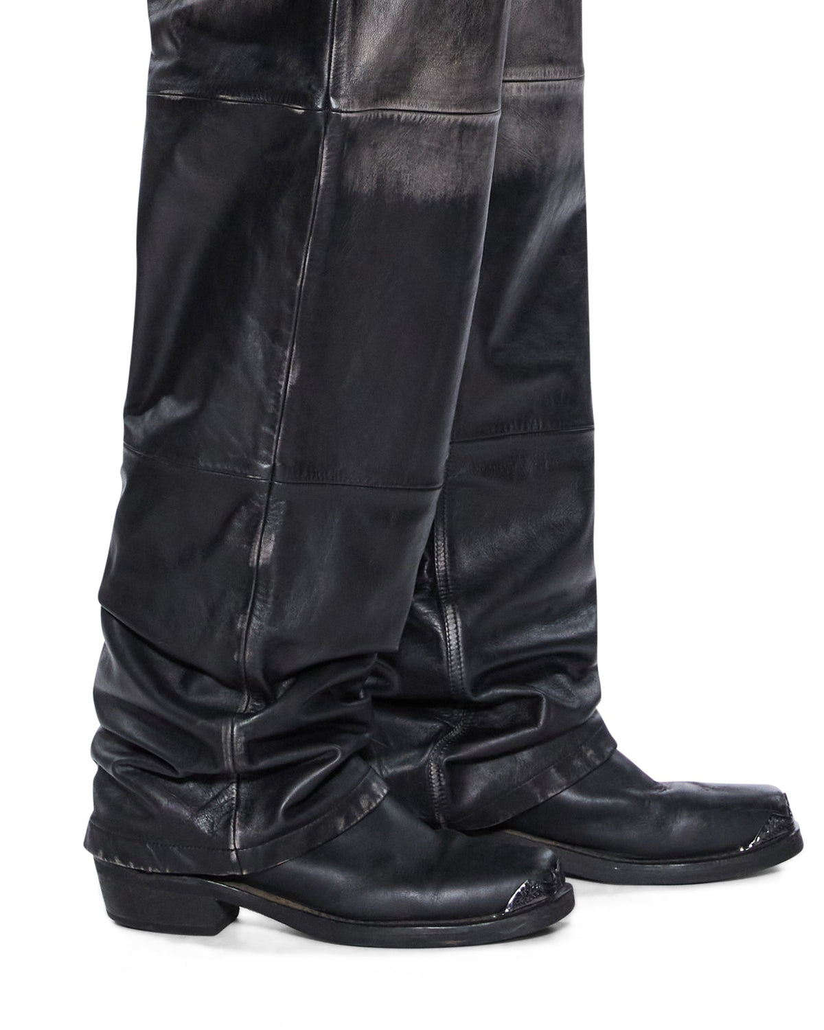 Mens Blackjack Maxx Pant Aged Black Relaxed Denim Jeans - Black