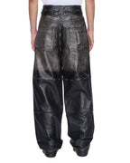 Mens Blackjack Maxx Pant Aged Black Relaxed Denim Jeans - Black