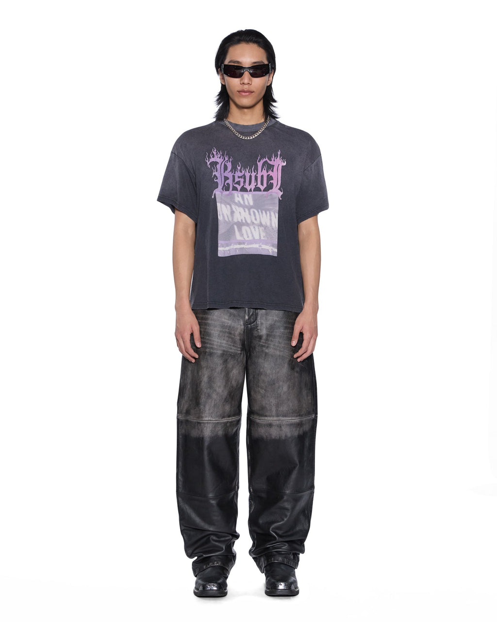 Mens Blackjack Maxx Pant Aged Black Relaxed Denim Jeans - Black