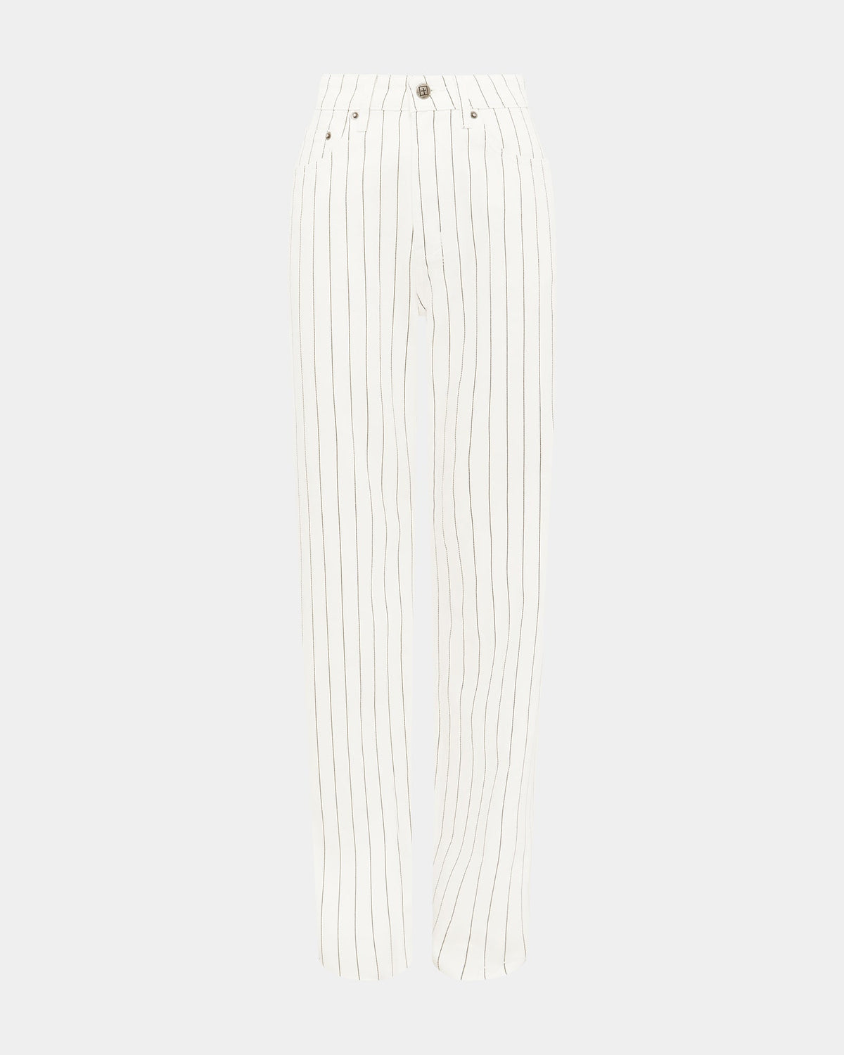 Womens Playback Prophetik Splits Straight Denim Jeans - White