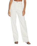 Womens Playback Prophetik Splits Straight Denim Jeans - White