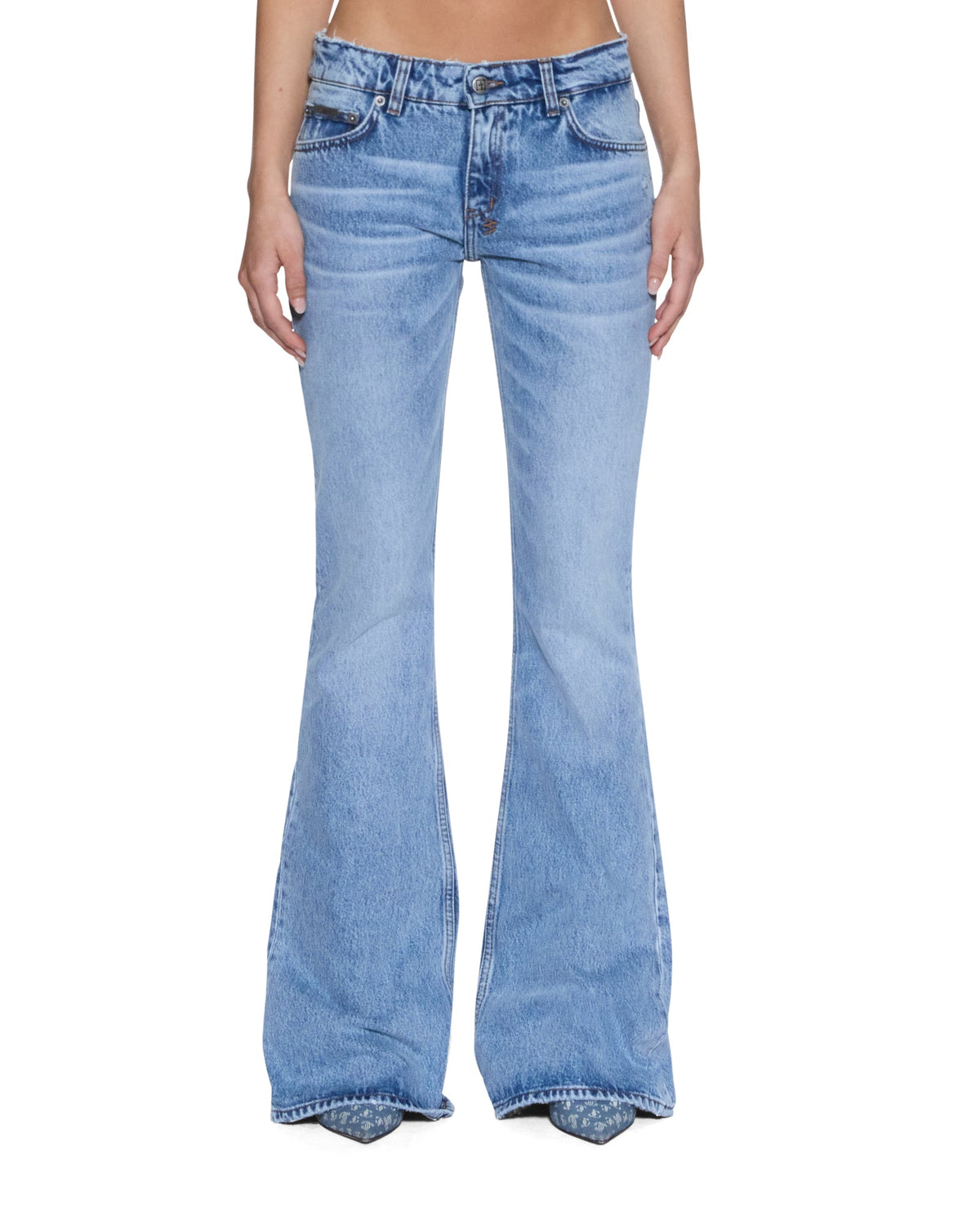 Womens Soho Lo Mercer Blue Bootcut Denim Jeans - Denim