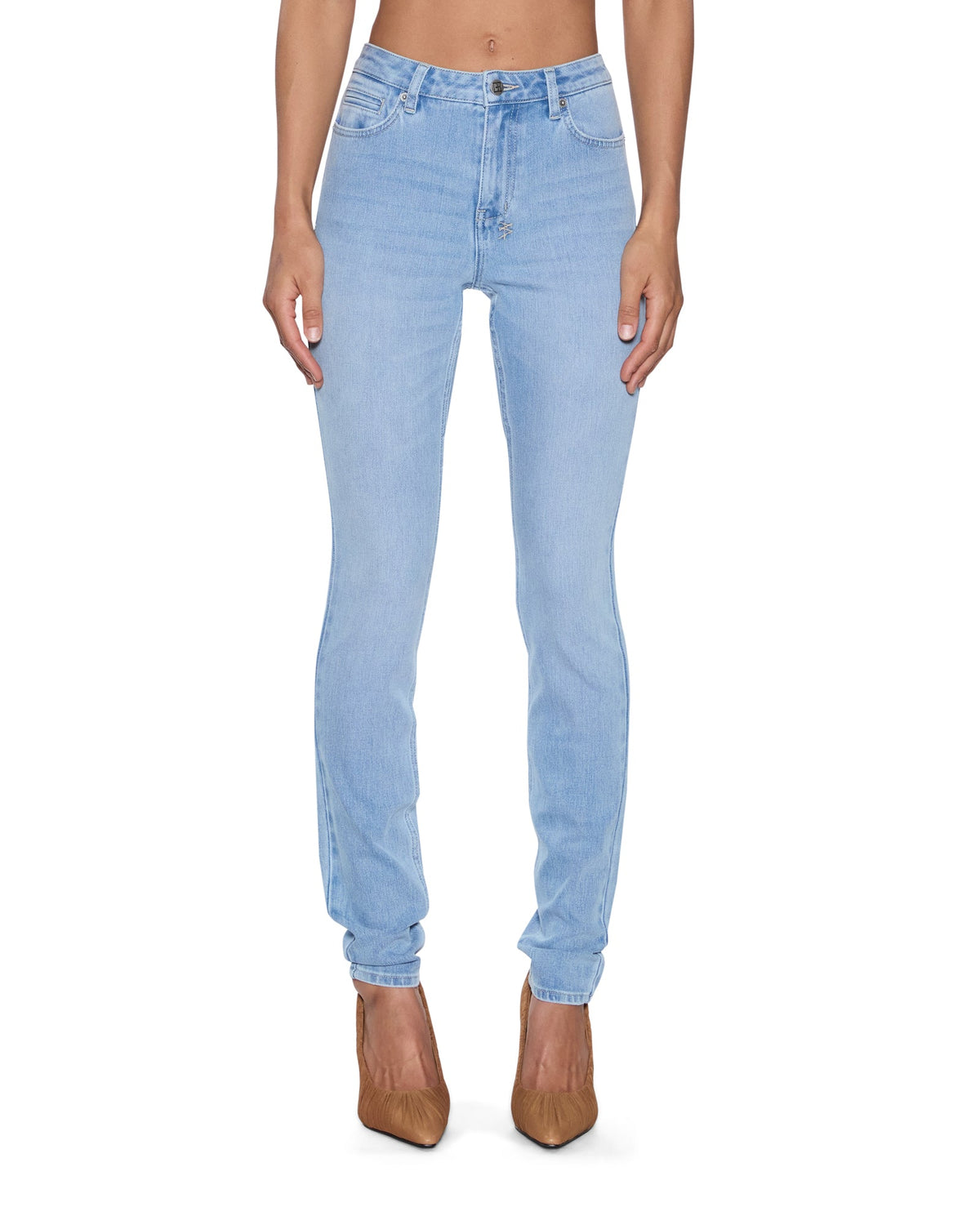 Womens Spray On Xtra Deja Vu Skinny Denim Jeans - Denim