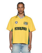 Mens Offside Ss Jersey Gold Relaxed Fashion Tops - Gold