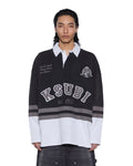 DUKE RUGBY LS JERSEY BLACK