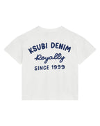 Kids Lil Mekanik Biggie Ss Tee White Blue Oversized Tees - Beige