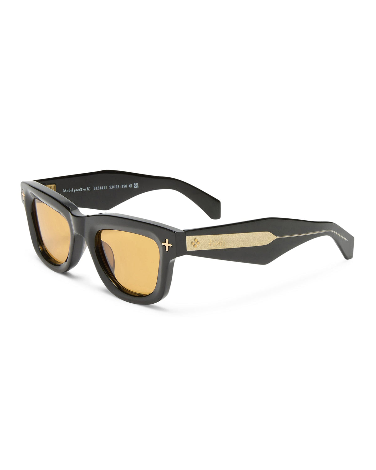 Goodsen Sunglasses Black Gold Eyewear - Black