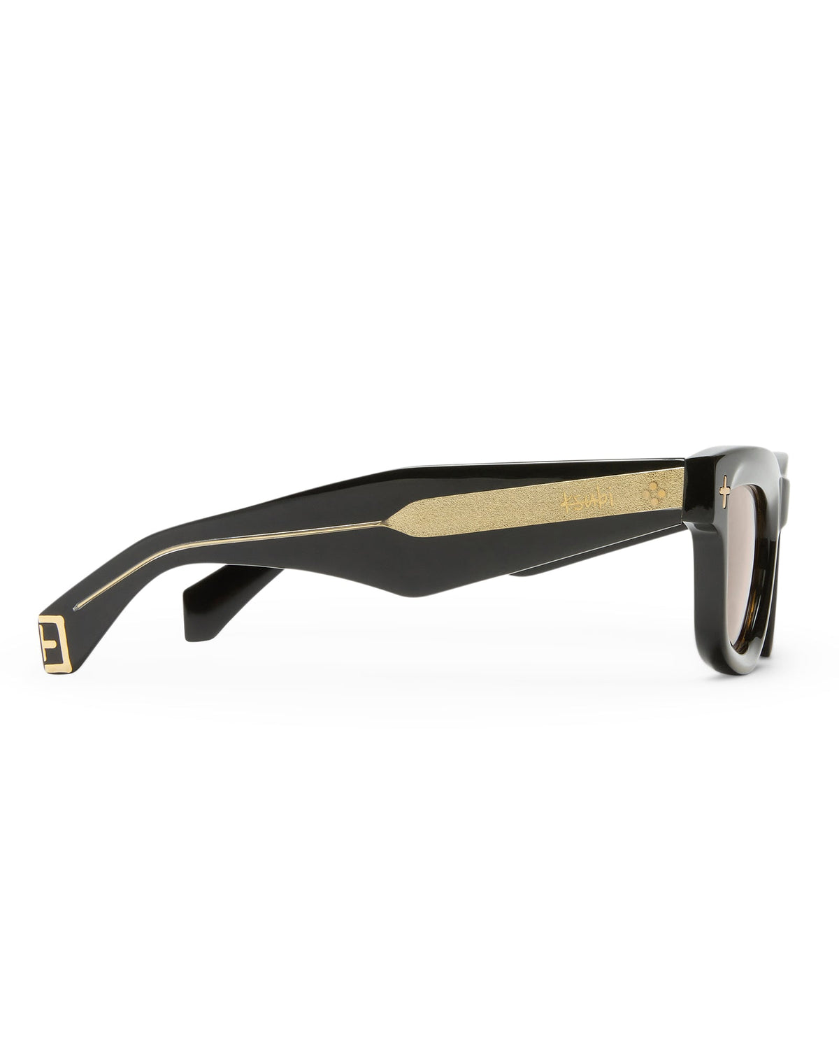 Goodsen Sunglasses Black Gold Eyewear - Black