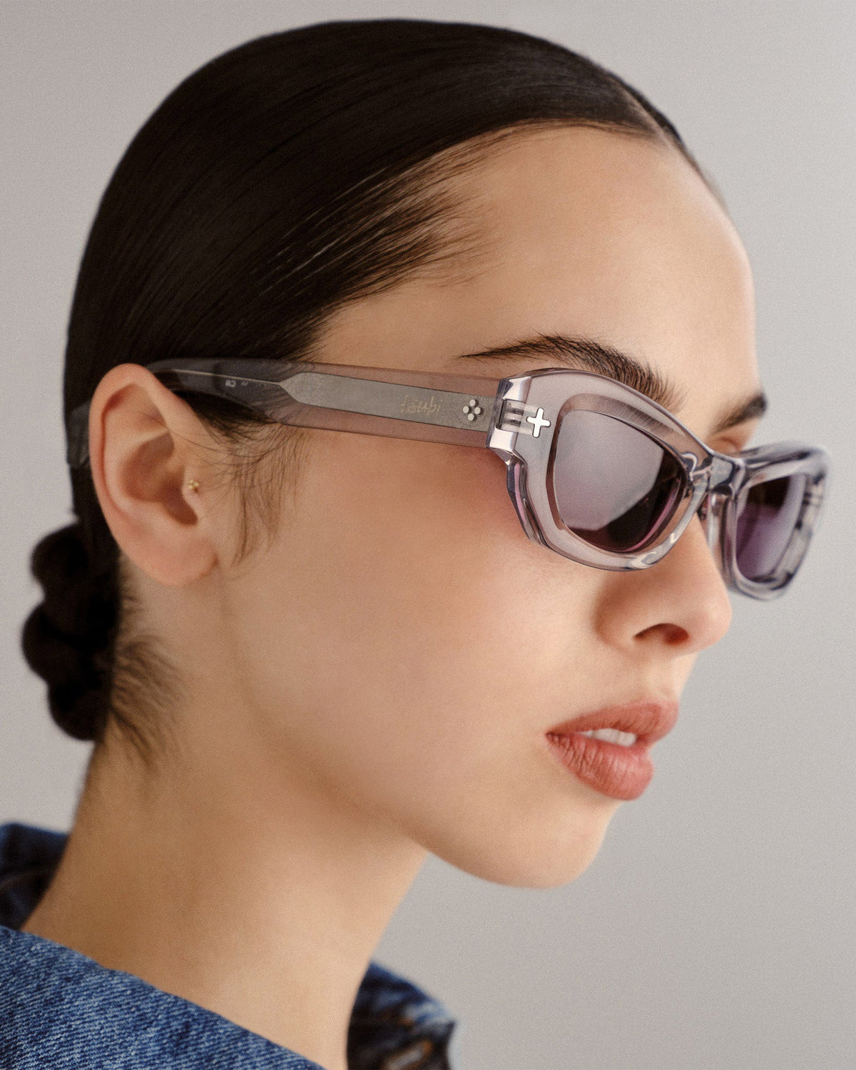 Cypher Sunglasses Smoke Krystal Eyewear - Grey