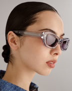 Cypher Sunglasses Smoke Krystal Eyewear - Grey