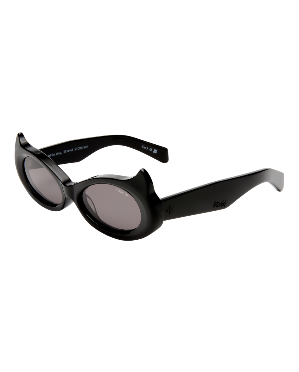The Kitty Sunglasses Black Eyewear - Black