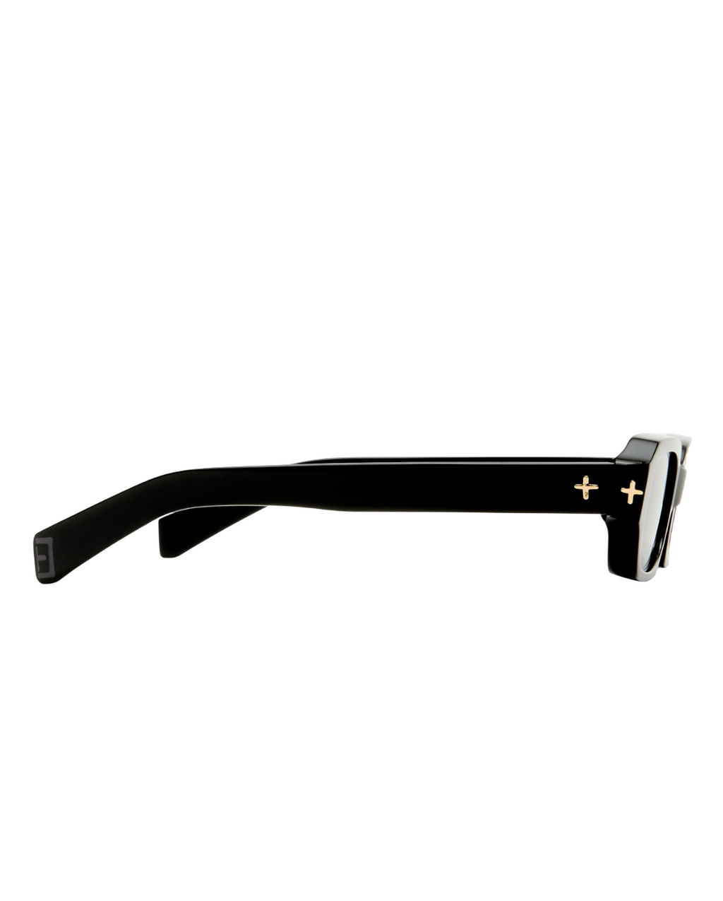 The Seven Sevens Sunglasses Black Gold Eyewear - Black