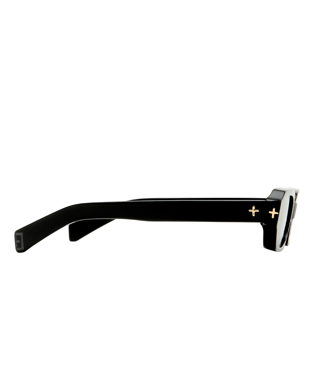 The Seven Sevens Sunglasses Black Gold Eyewear - Black