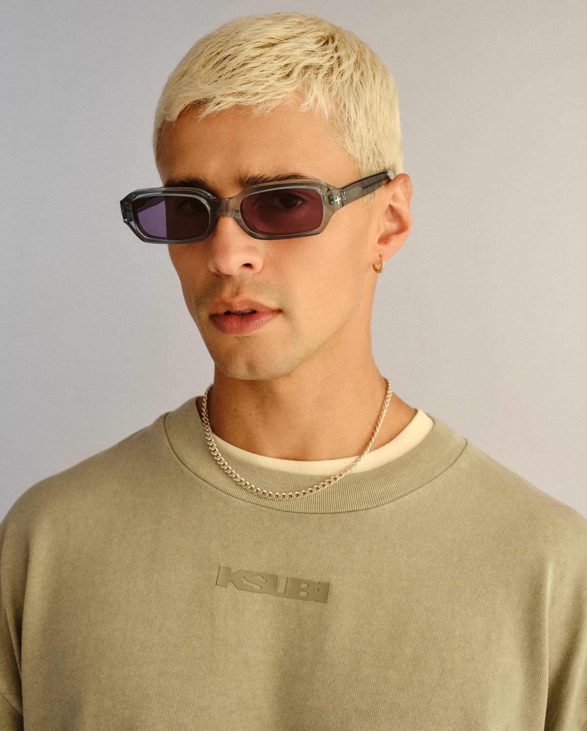 The Seven Sevens Sunglasses Krystal Denim Eyewear - Blue