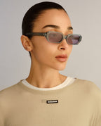 The Seven Sevens Sunglasses Krystal Denim Eyewear - Blue