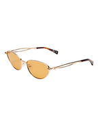 The Ripley Sunglasses Gold Eyewear - Gold