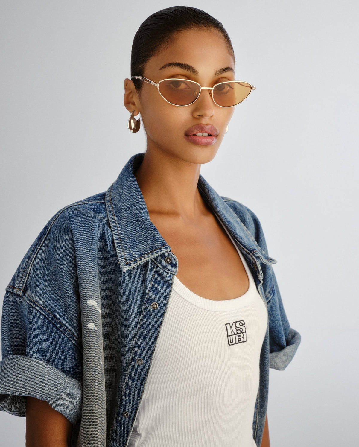 The Ripley Sunglasses Gold Eyewear - Gold