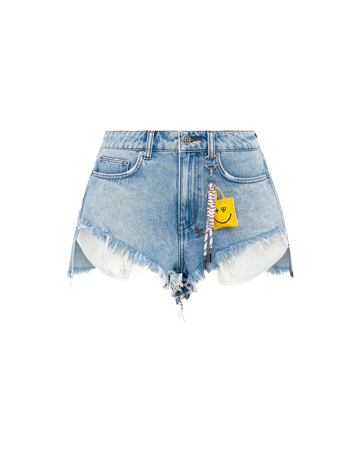 Womens Elle Short Babes Blue A Line Walkshorts - Denim