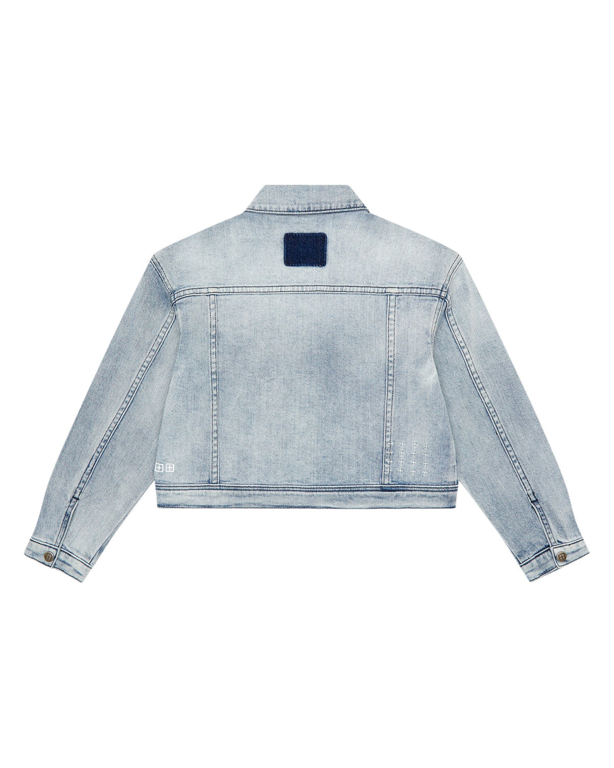 Kids Lil Oh G Jacket Philly Blue Oversized Jackets - Denim