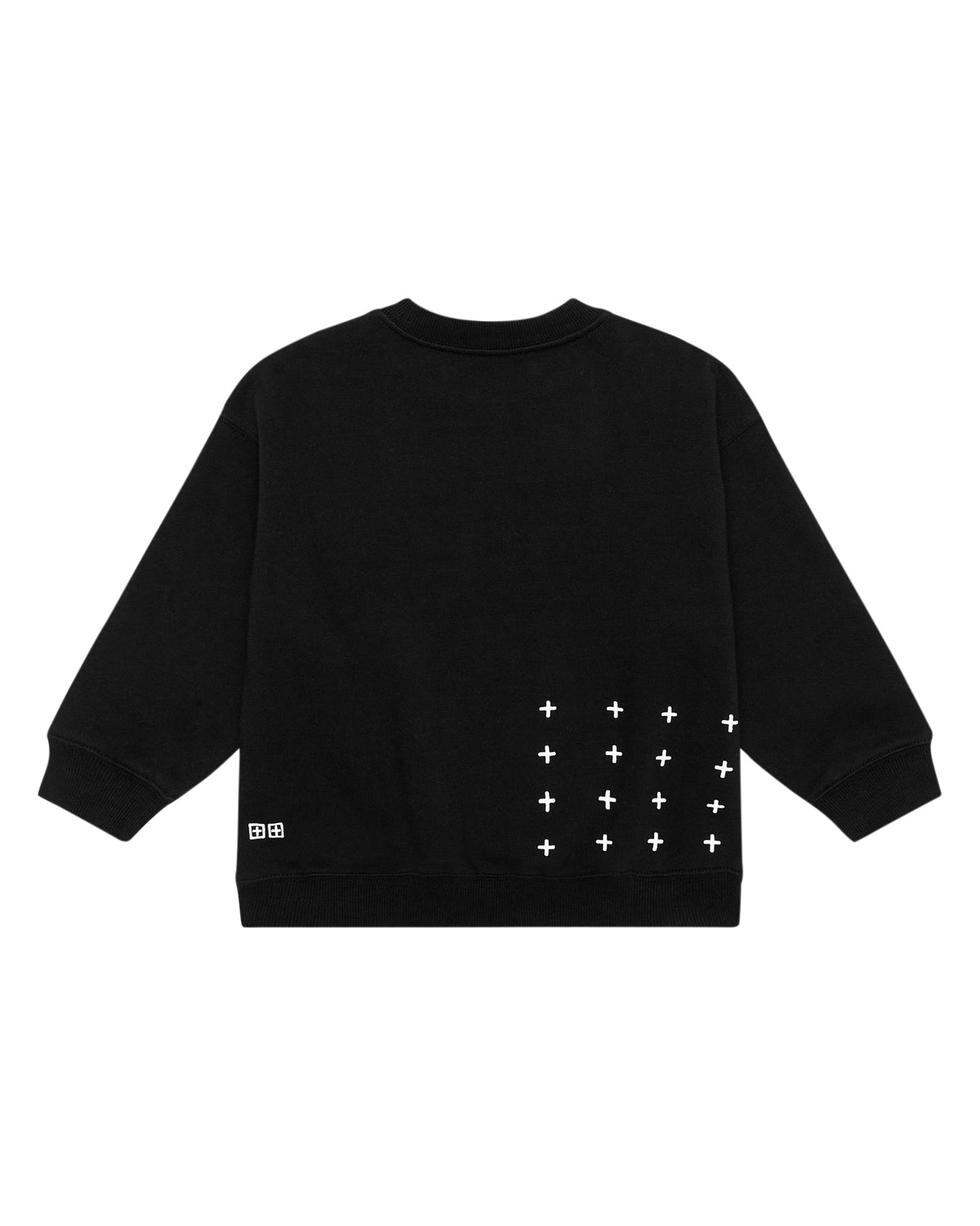 Kids 1999 Lil Biggie Crew Black Oversized Fleece - Black
