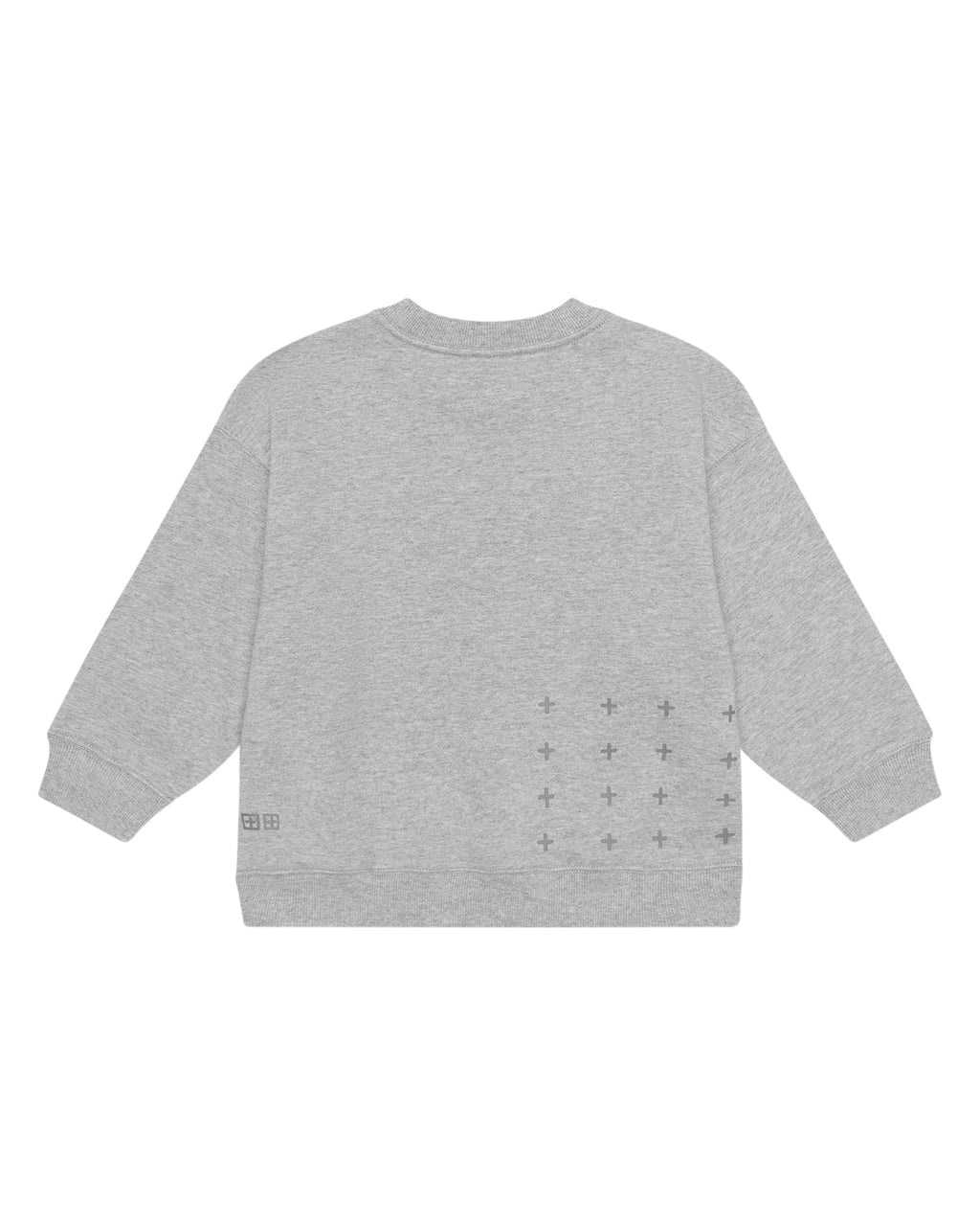 Kids 1999 Lil Biggie Crew Grey Marle Oversized Fleece - Grey