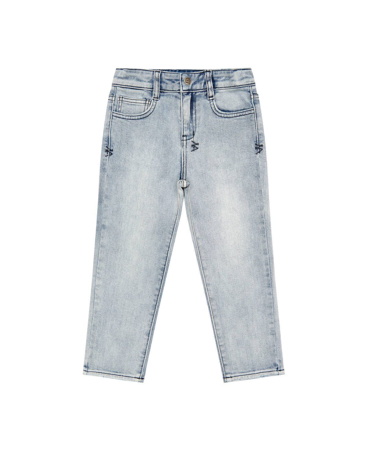 Kids Lil Jett Jean Philly Blue Regular Denim Jeans - Denim