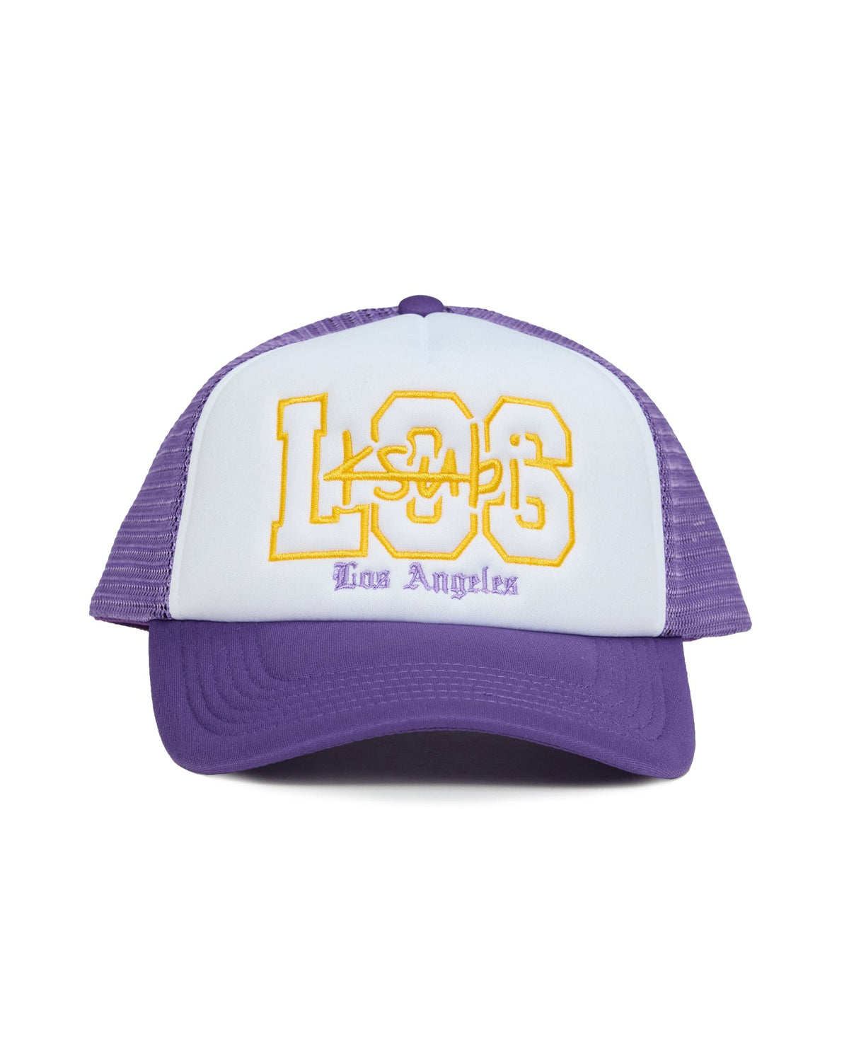 La And The Streets Trucker Cap Purple Regular Headwear - Purple