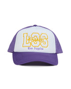 La And The Streets Trucker Cap Purple Regular Headwear - Purple